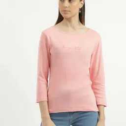 United Colors of Benetton Pink Cotton Printed T-Shirt-picture-39