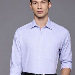 Raymond Pure Cotton Self Design Slim Fit Formal Shirt-picture-25