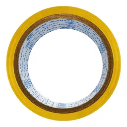 VCR 50 m x 48 mm Biaxially Oriented Polypropylene Yellow Color Tape, 12 Rolls Per Pack image 2