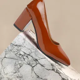 Bruno Manetti Pointed Toes Block Pumps-picture-27