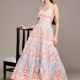 Label Ritu Kumar Floral Print Maxi Dress-picture-10