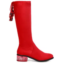 London Rag Women's Red Casual Booties-image-33