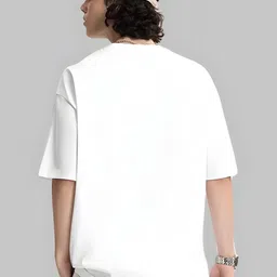 Stitchmeashirt Men Printed Drop-Shoulder Sleeves Activchill T-shirt image 4