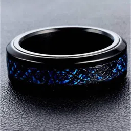 KARISHMA KREATIONS Silver-Plated Celtic Engraved Adjustable FingerRing-picture-14