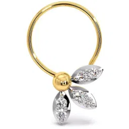 Candere by Kalyan Jewellers 18k Yellow Gold & Diamond Nosepin for Women-image-45