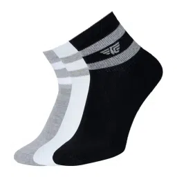 Red Tape Multicolor Ankle Length Socks - Set of 3-picture-35