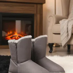 Carlton London Women's Grey Snow Boots-picture-11