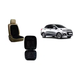 Auto Pearl Car Wooden Bead Seat Cushion with Velvet Border Compatible for Xcent Set of 2 Pcs-picture-43