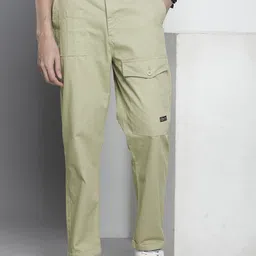The Indian Garage Co Relaxed Regular Fit Chinos Trousers-picture-40