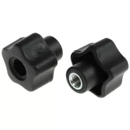 RS PRO Black Multiple Lobes Clamping Knob M6 Threaded Through Hole, 7027617-picture-15