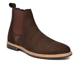 Warnex Men Block-Heeled Chelsea Boots-image-11