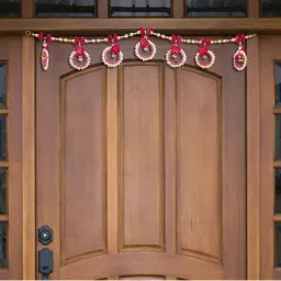 eCraftIndia Kodi Kaudi Toran For Main Door Entrance Home Mandir-picture-14