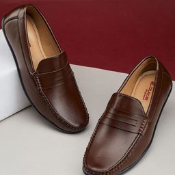 Duke Men SharpStep Round Toe Lightweight Loafers-picture-1