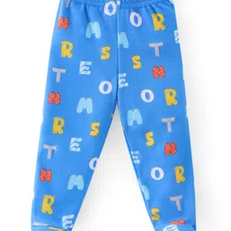 Babyhug Cotton Knit Footed Bootie Leggings Striped & Dino Printed Pack of 3 - Yellow & Red image 4