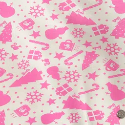 Barbie by Tiny Girl Woven Christmas Theme Full Sleeves Snowman Printed Light winter Sweatshirt - Cream image 5