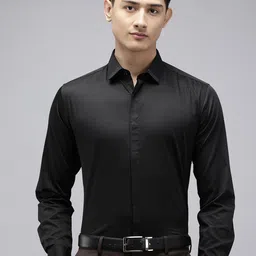 Van Heusen Slim Fit Embellished Pure Cotton Formal Shirt-picture-23