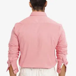Rare Rabbit Red Tailored Fit Solid Shirt-picture-47