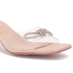 Forever Glam by Pantaloons Women Light beige Slides image 4