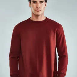 Hoversoul Maroon Regular Fit Sweatshirt-picture-48