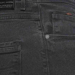 Basics Blue Slim Fit Jeans image 4
