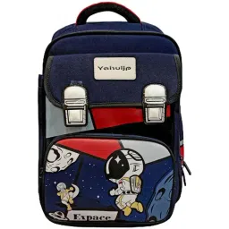 Little Surprise Box Navy & Red Printed Backpack-picture-13