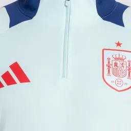 Adidas Blue Slim Fit Printed Sports Jacket image 4