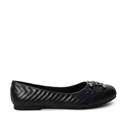 Scentra Women's Black Flat Ballets-picture-25