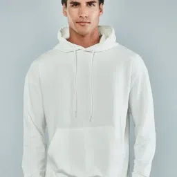 Hoversoul Ecru Regular Fit Printed Hoodie-picture-47