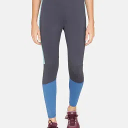 zelocity by zivame Zelocity High Rise Cotton Rich Leggings - India Ink-picture-10