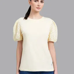 Beverly Hills Polo Club Yellow Round Neck Top-picture-16