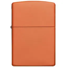 Zippo Orange Classic Brass Pocket Lighter-image-6