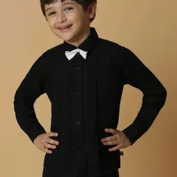 Tales & Stories Kids Black Regular Fit Full Sleeves Shirt-picture-26