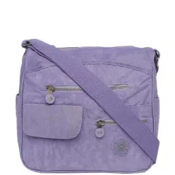 Baomi Purple Solid Medium Cross Body Bag-picture-10