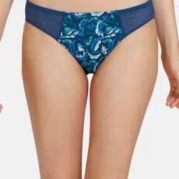 Zivame Blue Printed Bikini Panty-image-30