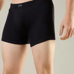 Park Avenue Black Pure Cotton Regular Fit Solid Trunks (Pack of 2) image 4