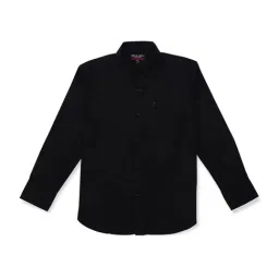 Gini & Jony Kids Black Cotton Regular Fit Full Sleeves Shirt-picture-15