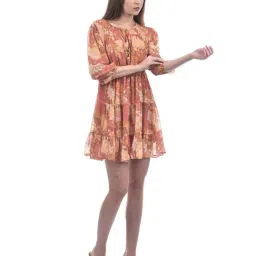 Only Mimosa Fit & Flared Printed Dress image 3