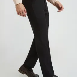 Park Avenue Brown Regular Fit Trousers image 4