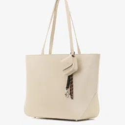 U.S. Polo Assn. Beige Logo Tote Handbag image 2