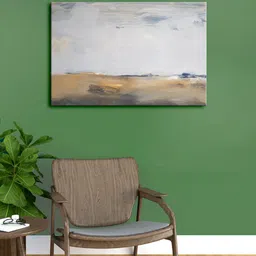 999Store Grey & Beige Abstract Painting Framed Canvas Wall Art-picture-41