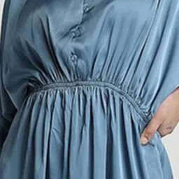 Forever 21 Blue Regular Fit A Line Dress image 4