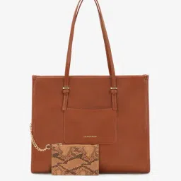 U.S. Polo Assn. Tan Tote Handbag-image-70