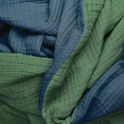 Nautica Ocean Ripples Navy & Green 400 TC Cotton Single Dohar image 4