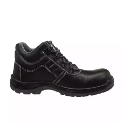 Allen Cooper Composite Toe Electric Shock Resistant Safety Shoes High Ankle PU Sole Size 10 UK/India Black, AC-1266-image-89
