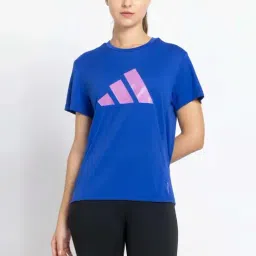 adidas Blue Plain Sports T-Shirt-picture-18