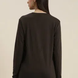 Dillinger Dark Brown Cotton Oversized T-Shirt image 2