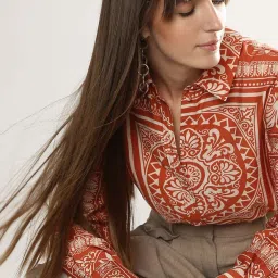 Vero Moda Umber Printed Casual Shirt image 4