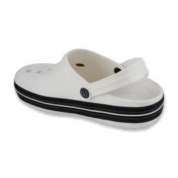 Red Tape Men's White Back Strap Clogs image 4