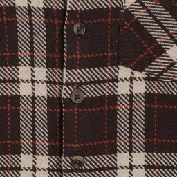 Miniklub Boys Brown Regular Fit True Knit Shirt image 5