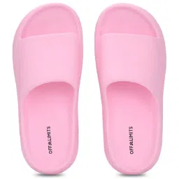 OFF LIMITS Women's PLAYA Baby Pink Slides image 4